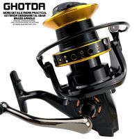 [HOT LIAXLLWISAAZH 534] รอกตกปลา9000/10000/12000 Series Spinning Reel ซ้าย/ขวา12 1BB ลาก20-30กก. ลากสูงสุด