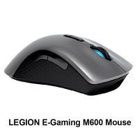 Lenovo Legion M500เมาส์สำหรับเล่นเกมส์อิเล็กทรอนิกส์หรือ M600ไร้สายเมาส์สำหรับเล่นเกมส์800Mah แบตเตอรี่เมาส์สูงและเมาส์สำหรับเล่นกีฬาไร้สาย