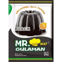 PHI products? (6 Pcs)? Mr. Hat Gulaman Black 25g?