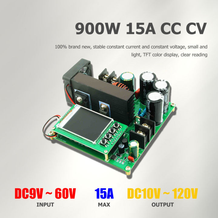 โมดูลเพิ่มพลัง900w-15a-dc-dc-แรงดันกระแสคงที่ซีซีซีวีแปลง-dc