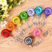 ✉ colorful Badge Reels Retractable Work Holder Clip Staff Badge Lanyard for Id Badge Holder