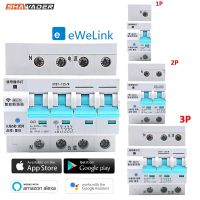 Shawader Ewelink เบรกเกอร์อัจฉริยะ,สวิตช์ไฟกระชาก1P/2P/3P/4P 16A/32A/40A/80A รีโมทคอนโทรล Alexa Google Home