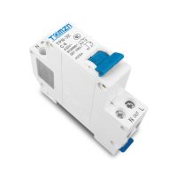 TOMZN TPN 1P+N มินิเบรกเกอร์ MCB 6A Din Rail Mounting Miniature Household Air Switch-Pujeu