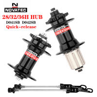 Novatec Hub D041SB D042SB Mountain Bike Disc Card ke 283236 Holes MTB Road Bicycle Bearing QR 32H Hubs 891011 Speed