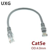 สายเคเบิลสั้นสีดำยาว10ซม. 1ม. Cat5 Cat5e Cat6e อีเธอร์เน็ตสายเคเบิลเครือข่ายตัวผู้กับตัวผู้ Rj45สายต่อ Lan สำหรับพีซีกิกะบิตอีเธอร์เน็ต