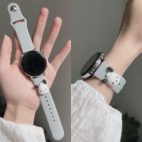 【CW】✢  20mm 22MM strap galaxy watch 4 5 pro 40mm 44mm Band 45mm active sport Classic huami gtr bip huawei gt2 magic