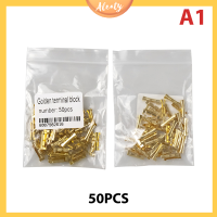 Aleaty? 50/100/200ชิ้น453 U-shaped 0.3-1.5mm2เย็นแถบขั้วต่อเย็น