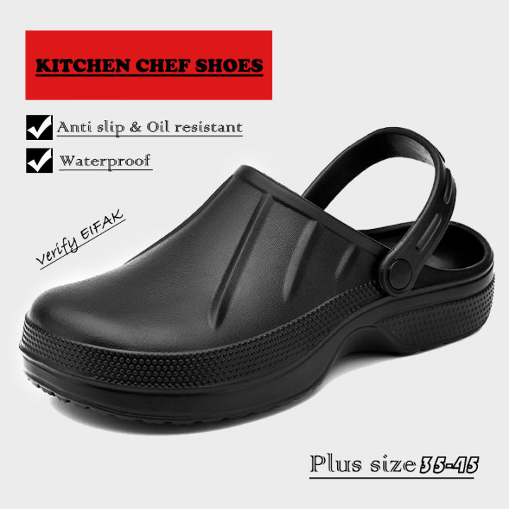 Women Kitchen Shoes Men Garden Clogs Rain Shoes Work Shoes Chef Shoes