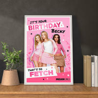 Mean Girls Poster (2004) Lindsay Lohan, Rachel McAdams, Tina Fey, Amanda Seyfried