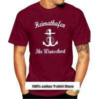 Camiseta de Heimathafen, Anker, Wunschort, Boot, segn, yate, nuevo