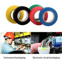 Flame Retardant Electrical Insulation Tape High Voltage PVC Electrical Tape Waterproof Self-adhesive Tape 18mm*9M Adhesives  Tape