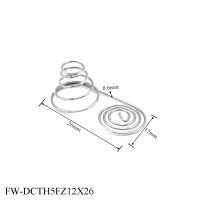 แผ่นสัมผัสสปริงแปลงขั้วบวกของแบตเตอรี่ AAA แบตเตอรี่ AA แบตเตอรี่ AA ขดลวด NIckel สปริงทรงกรวย-Yunjuek
