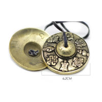 TIbetan Tingsha Meditation Bell Chime bells Cymbals bell Buddhist Meditation Yoga Bell 6.5cm Diameter Handcrafted yoga Sounds