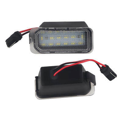 2pcs1pair Canbus 3W 6000K White 12V LED Number License Plate Lights For Focus DA3 DYB Fiesta C-MAX Mondeo Kuga Galaxy S-Max