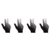 4x 3 Finger Snooker Gloves Carom Gloves Pool Glove 3 Finger Billiard Gloves Snooker Pool Glove Billiards Gloves