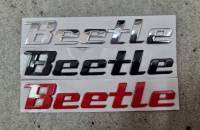 โลโก้ตัวอักษร แยก โฟล์คสวาเก้น บีทเทิล งานโลหะ Volkswagen VW old and new beetle letter for rear trunk metal logo