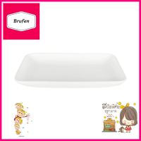 จาน PORCELAIN เหลี่ยม 8"x5" KECH SNOWPORCELAIN SQUARE SHAPE FLAT PLATE 8"x5" KECH SNOW **พลาดไม่ได้แล้วจ้ะแม่**