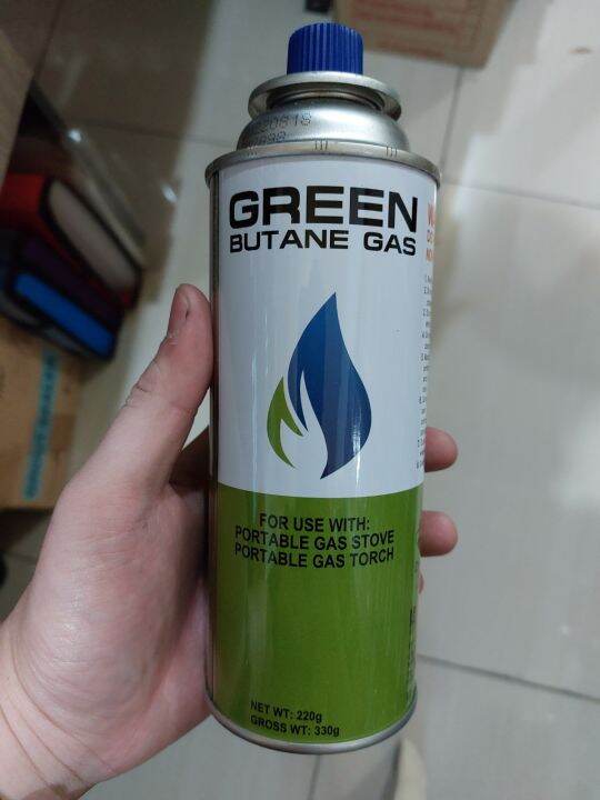 Green Butane Gas 330g Gross Weight Samgyup Cooking Lazada PH