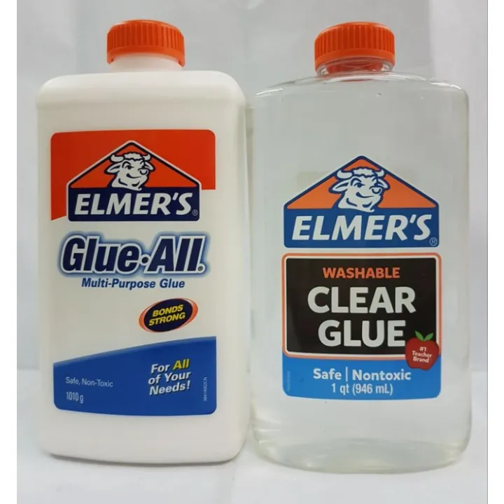 ELMER'S Glue All (1010ml) / Clear Glue Washable (946ml) Lazada PH