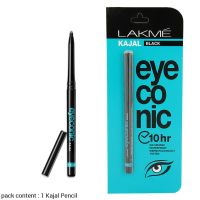 Lakme Eye Conic Kajal 0.35g อายไลน์เนอร์ ที่เขียนขอบตา สีดำเข้ม กันน้ำ ติดทน 22 ชั่วโมง.