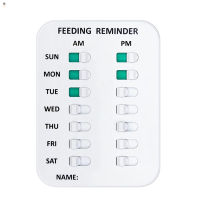 RET Pet Feeding Reminder Magnetic Reminder Sticker Prevent Overfeeding For Dog Cat