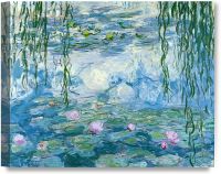 ดอกบัว1916-1919 Claude Monet ขั้นตอนก่อนทำศิลปะศิลปะบนผนังผ้าใบ Giclee สำหรับการตกแต่งบ้าน30X24 X15