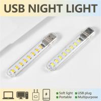 มินิแบบพกพา USB หลอดไฟ LED DC5V อัลตร้าสดใสมินิไฟกลางคืนโคมไฟกลมเล็กคอมพิวเตอร์มือถือพลังงานแสงไฟกลางคืน