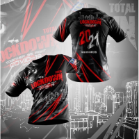 2023 New Lockdown Sublimation Tshirt | Kita Jaga Kita | Frontliners Summer Fashion T-shirt