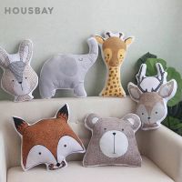 ♞ Kids Cute Educational Cushion Animals Baby Pillow Baby Room Decor Child Stuffed Soft Toys For Newborns Christmas Gifts 1Pc