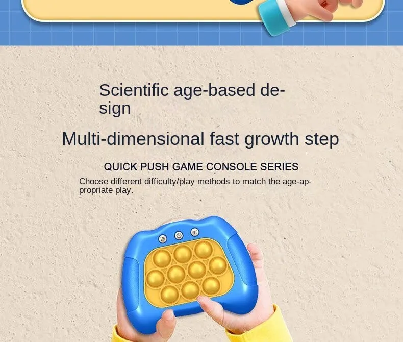 Fidget Memory Match Game - Quick Push - Game Console Series - Pop