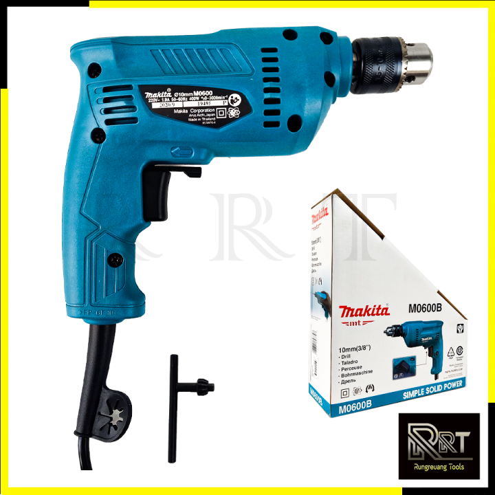 makita-สว่านปรับรอบซ้าย-ขวา-10mm-3-8-รุ่น-m0600b