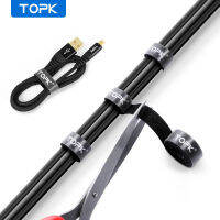 TOPK จัดสาย USB การจัดการสายเคเบิลเมาส์ลวดผู้ถือหูฟัง Winder คลิปสาย HDMI ป้องกันสายเคเบิ้ลสำหรับ ซัมซุง