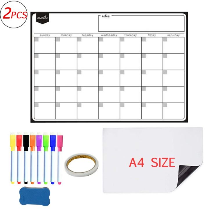 magnetic-weekly-monthly-planner-whiteboard-dry-erase-calendar-magnet-fridge-stickers-memo-message-drawing-schedule-agenda-2021