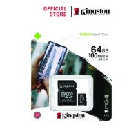 KINGSTON Ultra microSDXC UHS-I Class10 ความจุ 64GB (SDSQUNR-064G-GN3MN, Micro SD) ความเร็ว 100MB/s