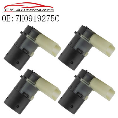 4ชิ้น PDC เซ็นเซอร์ถอยหลัง Parktronic สำหรับ Audi A6 C5 C6 2002-2011 A4 2007-2009 A8 7H0919275C แต่งรถ2003-2010