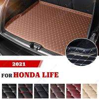 New Design Car Trunk Mat For HONDA LIFE 2021 Custom Interior Automovil Waterproof Leather Styling