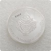 เหรียญเลียนแบบเหรียญเหรียญที่ระลึกรูปีของสะสมเหรียญตราธนาคาร LYB3816เงินอินเดีย1000รูปี