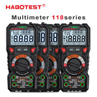 HABOTEST HT118 มัลติมิเตอร์ 1000V AC/DC มัลติมิเตอร์ดิจิตอล 6000/20000 นับ NCV ความแม่นยำสูง มัลติมิเตอร์ ช่วงอัตโนมัติ Ture RMS วัดแรงดันไฟฟ้า ความต้านทานปัจจุบัน