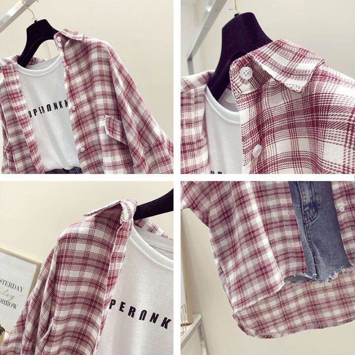 plaid-shirt-female-korean-fan-k-uan-pine-super-fire-is-prevented-bask-in-coat-t0714