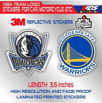 Golden State Warriors Door Decal Decor Sticker NBA Laminated