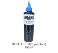 DYNAMIC TBK (Triple Black) หมึกสักไดนามิค ขนาด 10 cc.1oz.และ 8 OZ.ใช้สำหรับทำงานเดินเส้นและเฉดเงาได้