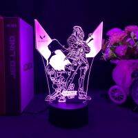 ❀☁ Riot Games Valorant Killjoy 3D night light for Bedroom Decoration 16 color Atmosphere lamp Birthday Gift Acrylic Decor Table Lamp Valorant