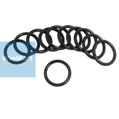 20 Pcs 18mm x 2.65mm Hitam Silicone O Rings Oil Seal Gasket
