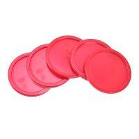 Mini 5pcs/set 50 mm 2-inch Durable Red Air Hockey Table Pucks Puck Children Table Party Entertainment Accessories Colanders Food Strainers