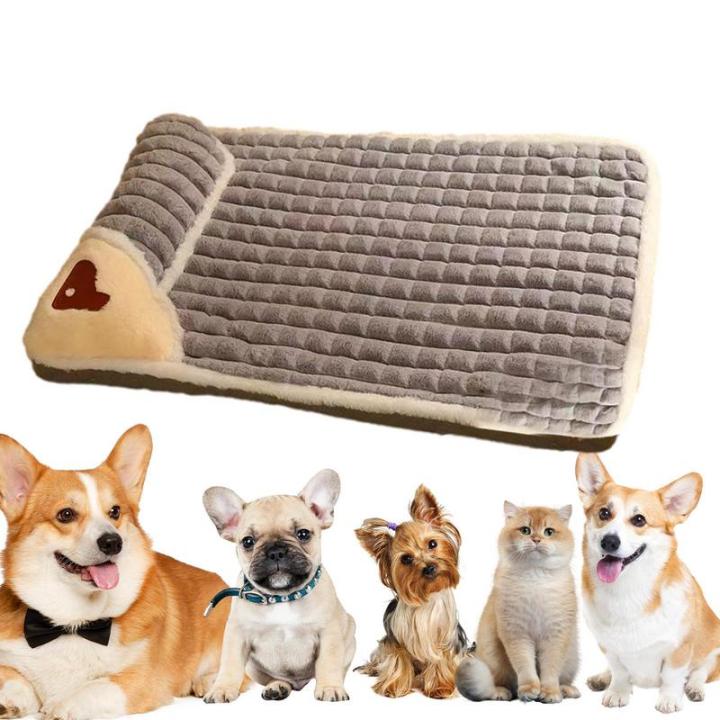สัตว์เลี้ยงเสื่อนอนสุนัขผ้าห่มเสื่อตุ๊กตาสุนัขลัง-pad-สากลเตียงเสื่อกันลื่นนุ่มล้างทำความสะอาดได้ขนาดใหญ่กรงเสื่อเบาะรองนอน