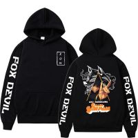 Anime Chainsaw Man Hayakawa Aki Fox Devil Kon Graphic Hoodie Men Fashion Casual Manga Sweatshirt Unisex Vintage Hoodies Size XS-4XL