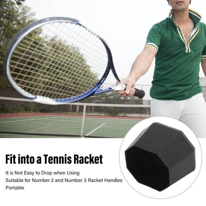 Tennis Racket Butt Cap Black Tennis Racket Silicone End Cover for