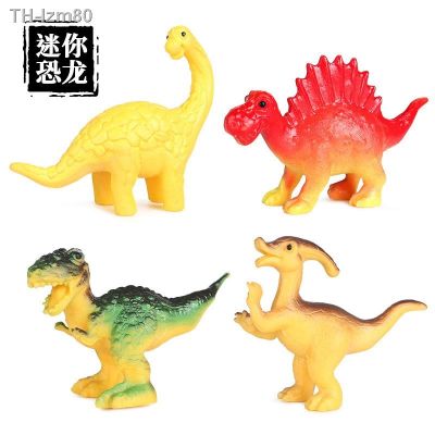 🎁 ของขวัญ Simulation model of solid Jurassic dinosaur toy static mini comb spines dragons tyrannosaurus rex furnishing articles