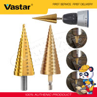 Vastar 3 ชิ้นไฮสปีดไทเทเนียมเคลือบขั้นตอนสากลสว่านตั้ง 3-12 มิลลิเมตร 4-12 มิลลิเมตร 4-20 มิลลิเมตรเครื่องมือไฟฟ้า