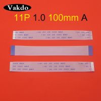 2ชิ้น11pin Awm 20624 80c 60V Vw-1 Ffc Fpc สายเคเบิ้ลยืดหยุ่นแบน1.0มม. พิทช์11เข็มความยาว100มม. ไปข้างหน้าสายเคเบิลงอได้แบบ A